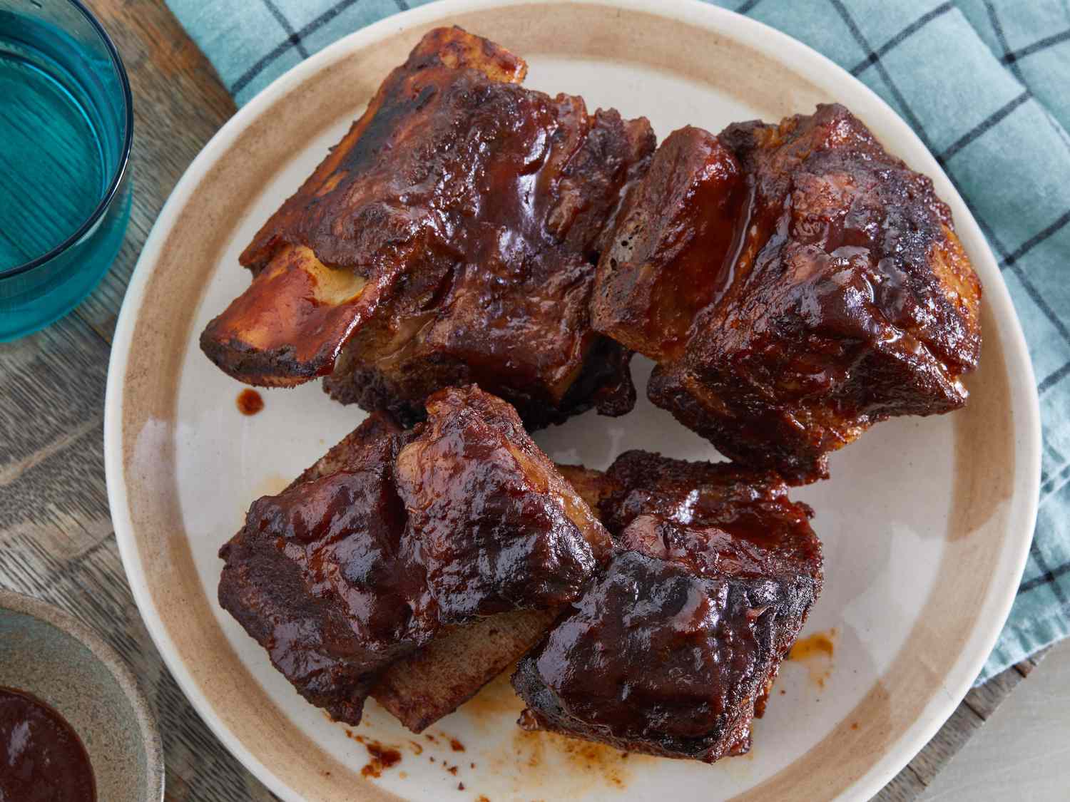 BBQ Dry Rubbed Grilled Ribs