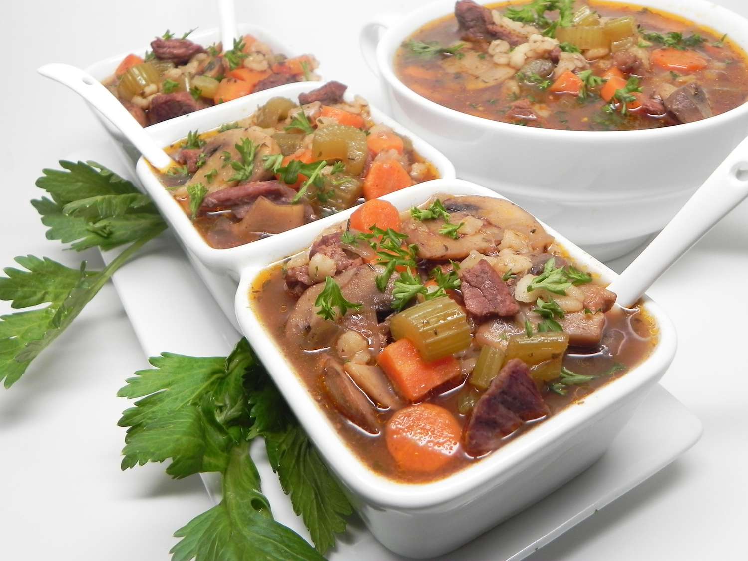 Beef and Barley Soup in Instant Pot