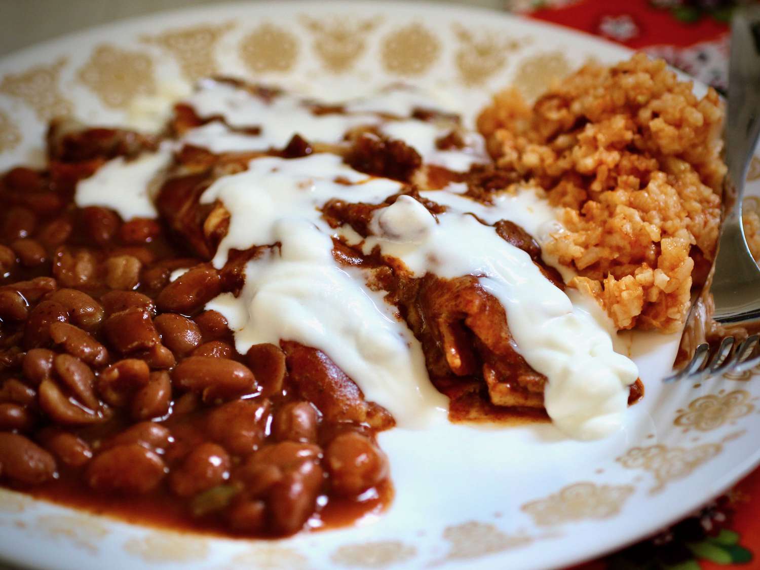 Beef and Cheese Tex-Mex Enchiladas
