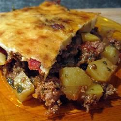 Beef and Potato Musaka