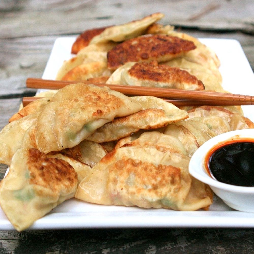 Beef and Shrimp Potstickers