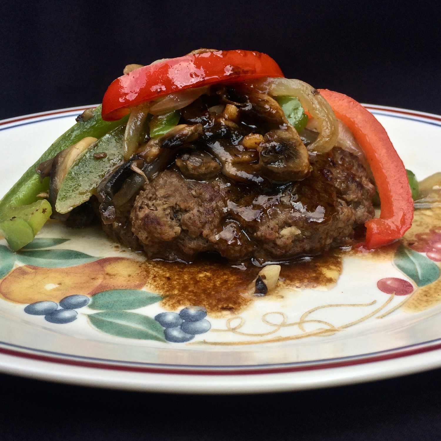 Beef Steaks with Peppers and Mushrooms
