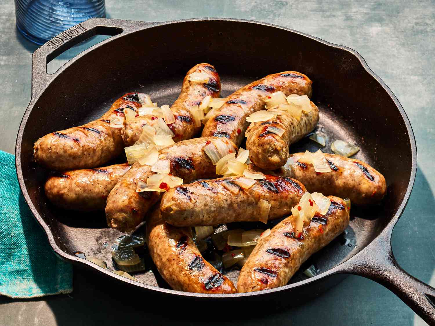 Beer-Braised Brats with Caramelized Onions and Spices
