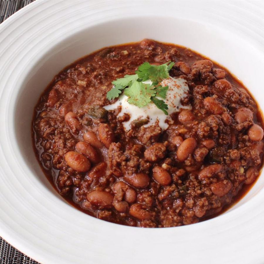 Beer-Infused Beef and Bean Chili