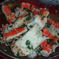 Beer-Marinated Crab Legs