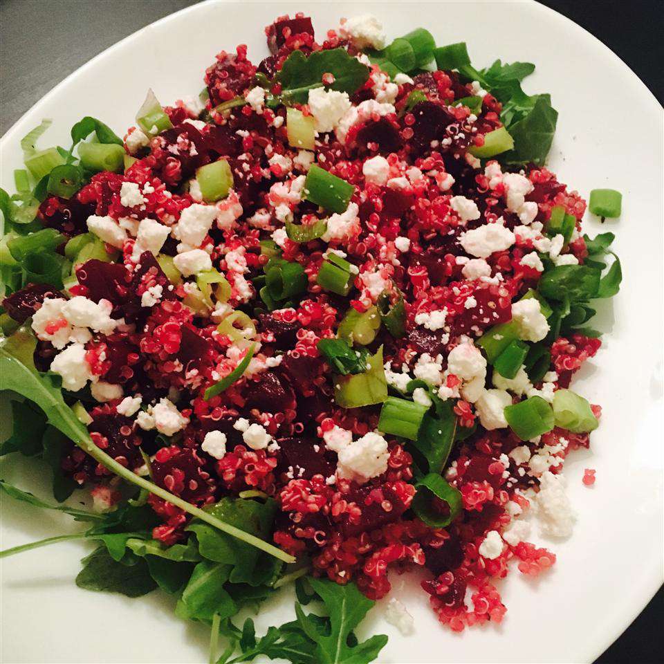 Beet Arugula Quinoa Salad