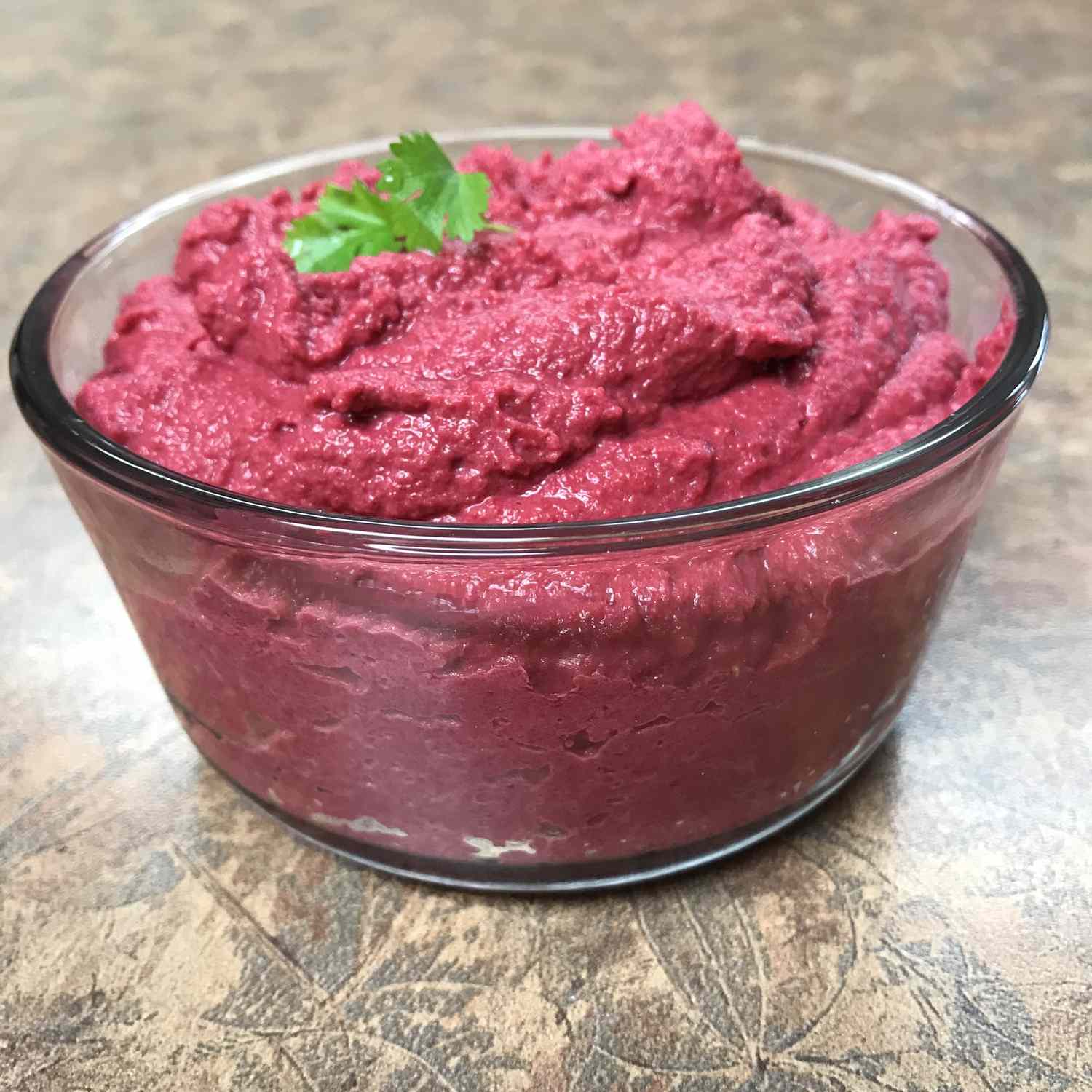 Beetroot and Garlic Hummus