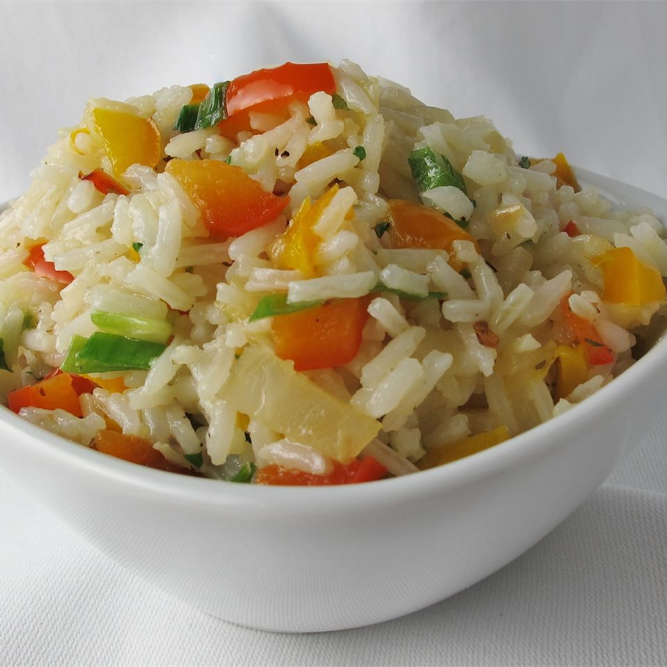 Bell Pepper Rice Pilaf