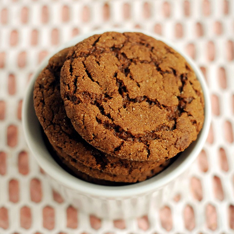Big Soft Molasses Ginger Cookies