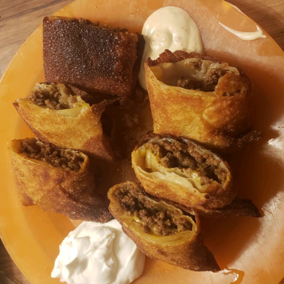 Birria Egg Rolls