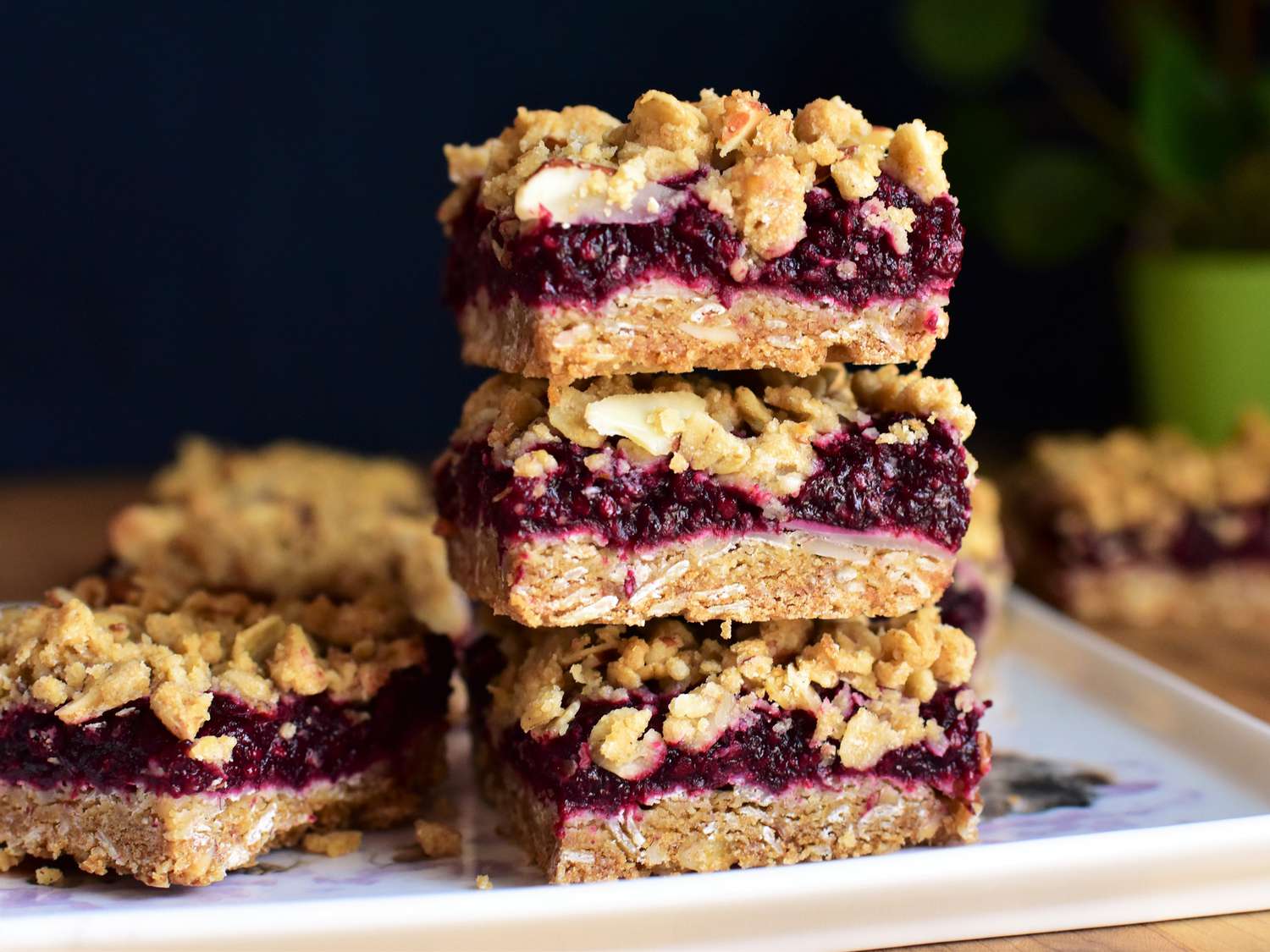 Blackberry Crumble Bars
