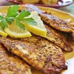 Blackened Cajun Snapper