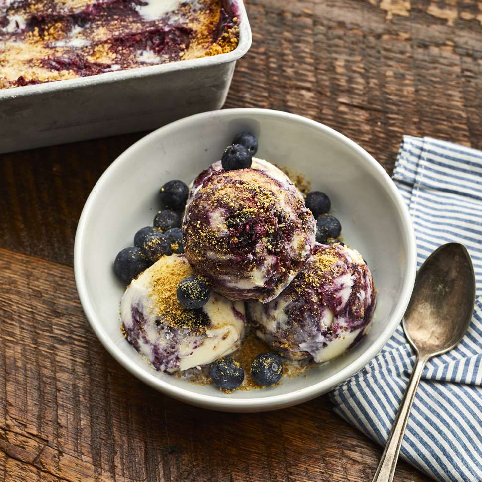 Blueberry Cheesecake Gelato