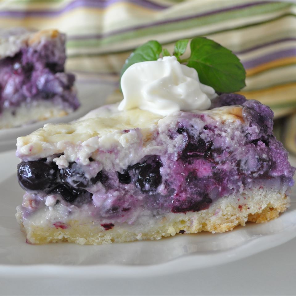 Blueberry Cream Cake