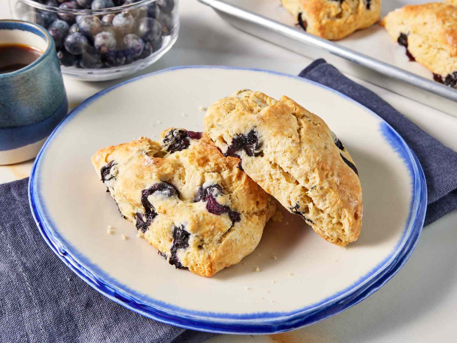 Blueberry Cream Scones