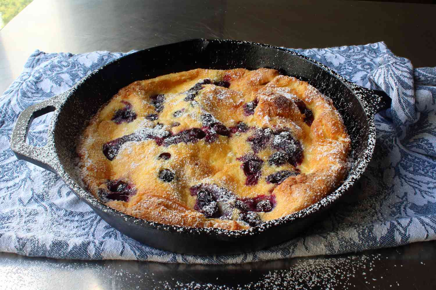 Blueberry Dutch Baby Delight