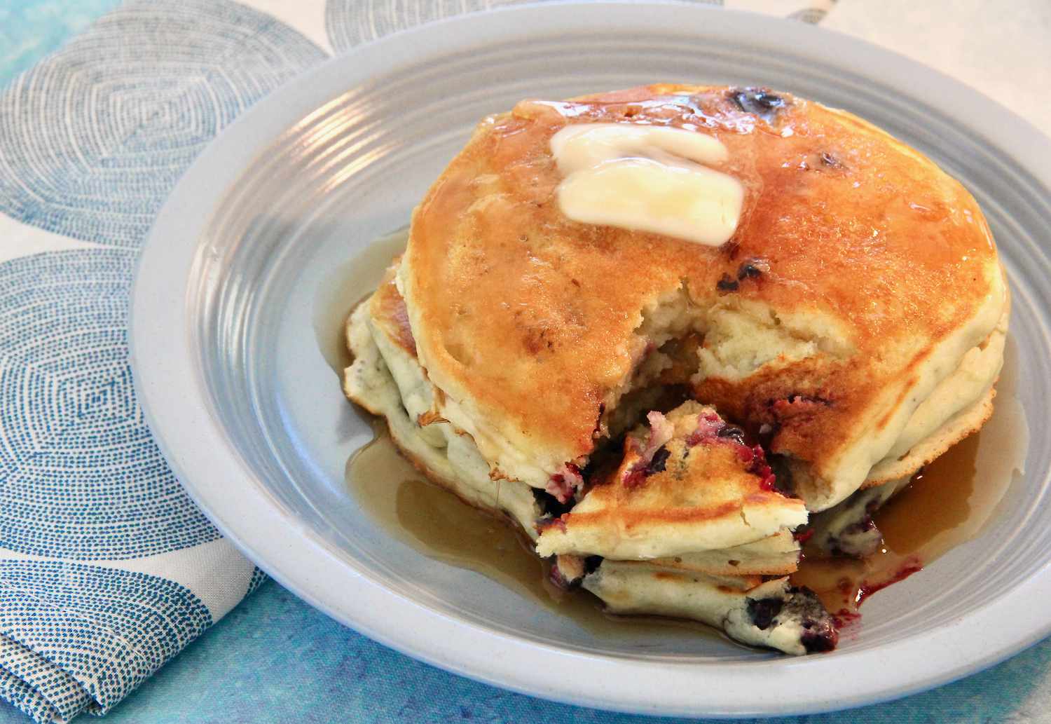 Blueberry Lemon Pancakes