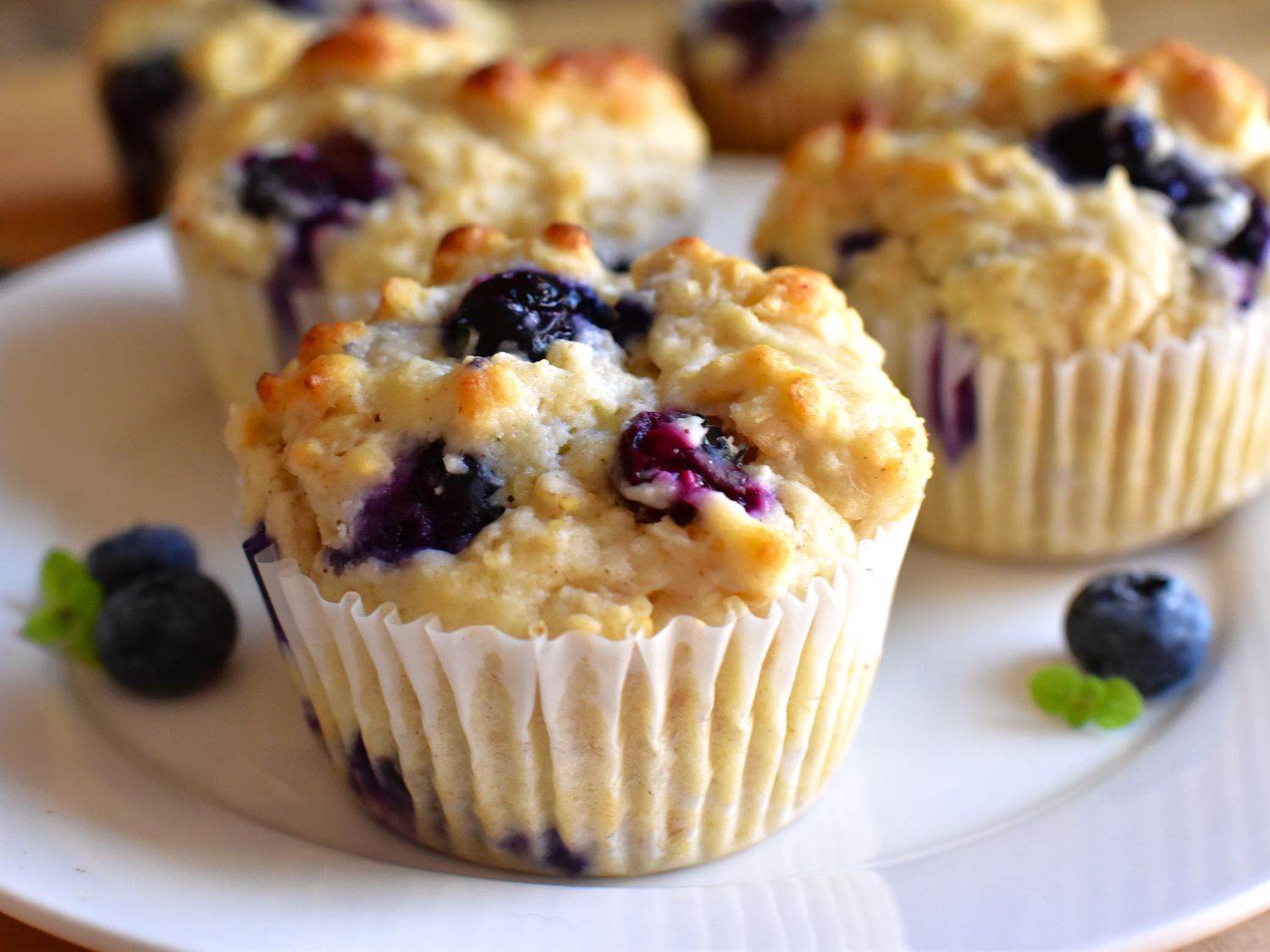 Blueberry Oat Muffins