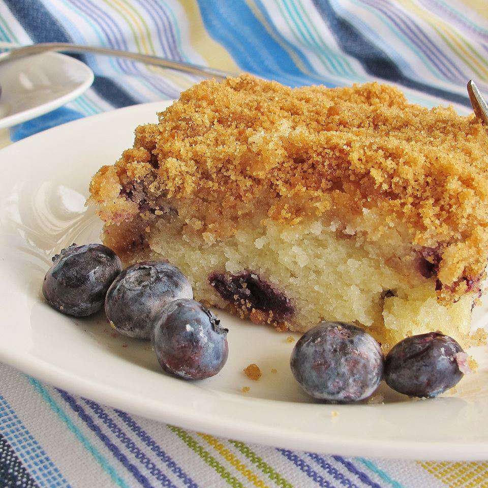 Blueberry Sour Cream Coffee Cake