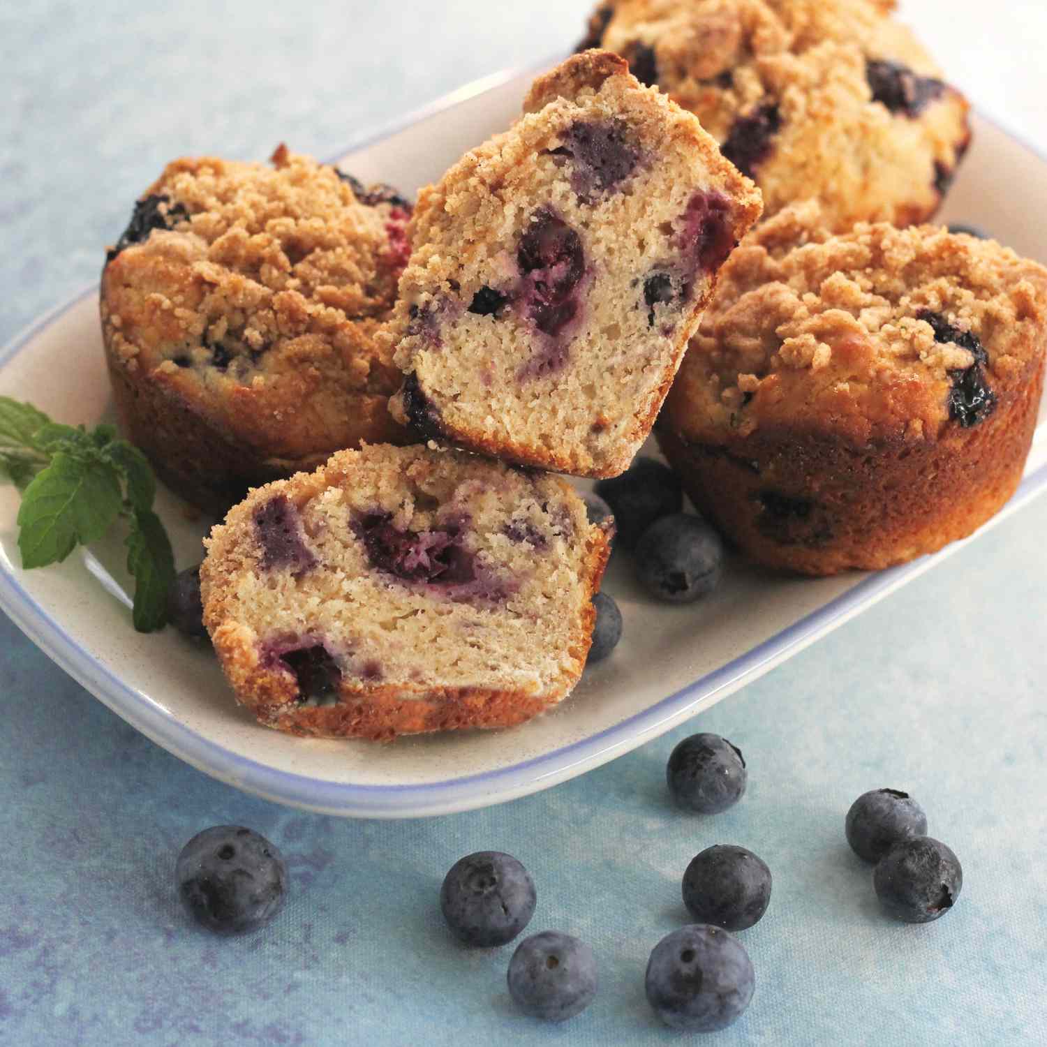 Blueberry Sour Cream Muffins