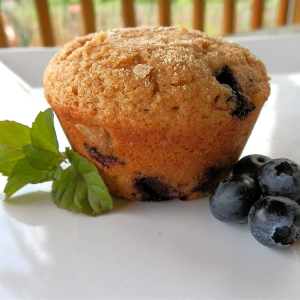 Blueberry Whole Wheat Muffins