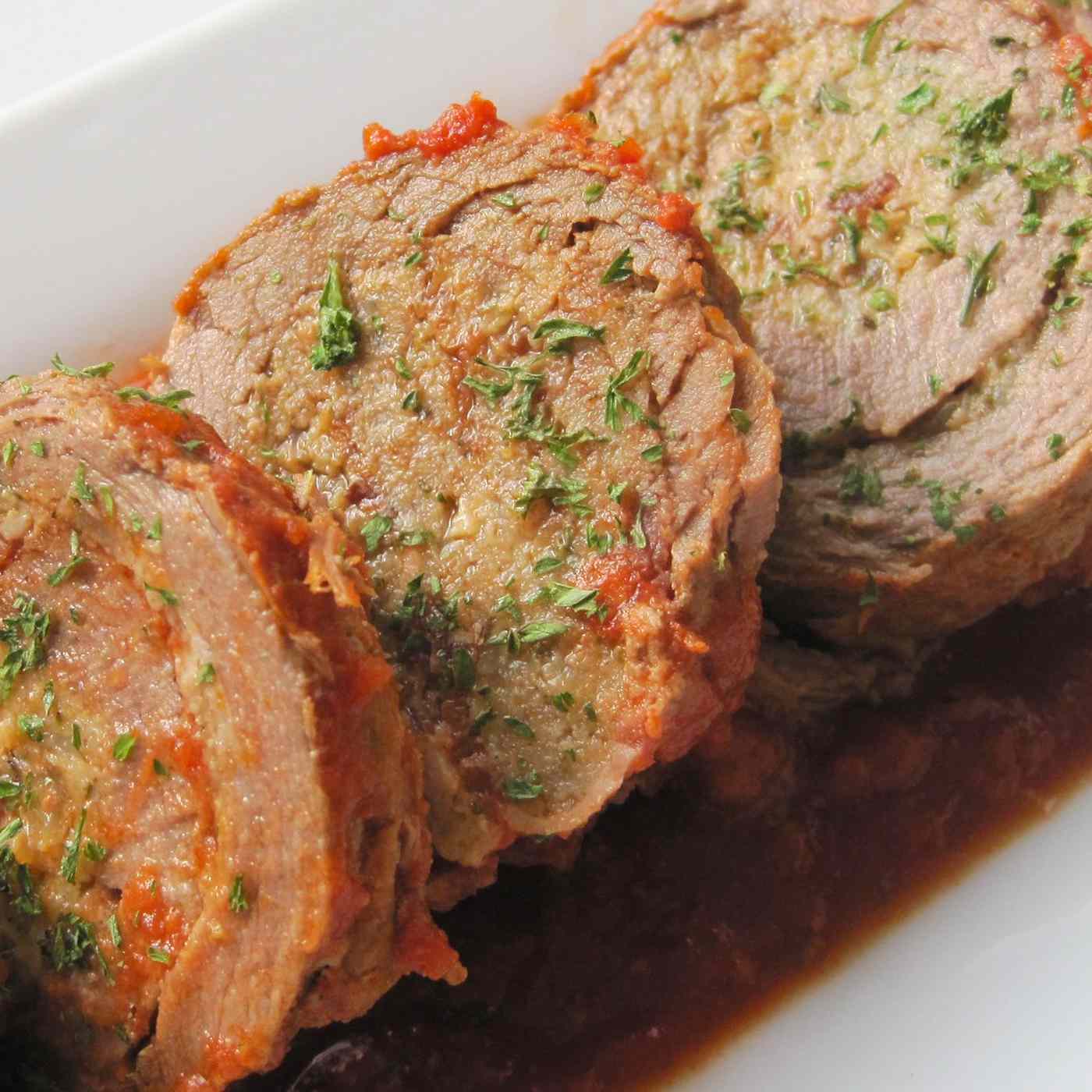 Bob's Slow-Cooked Braciole