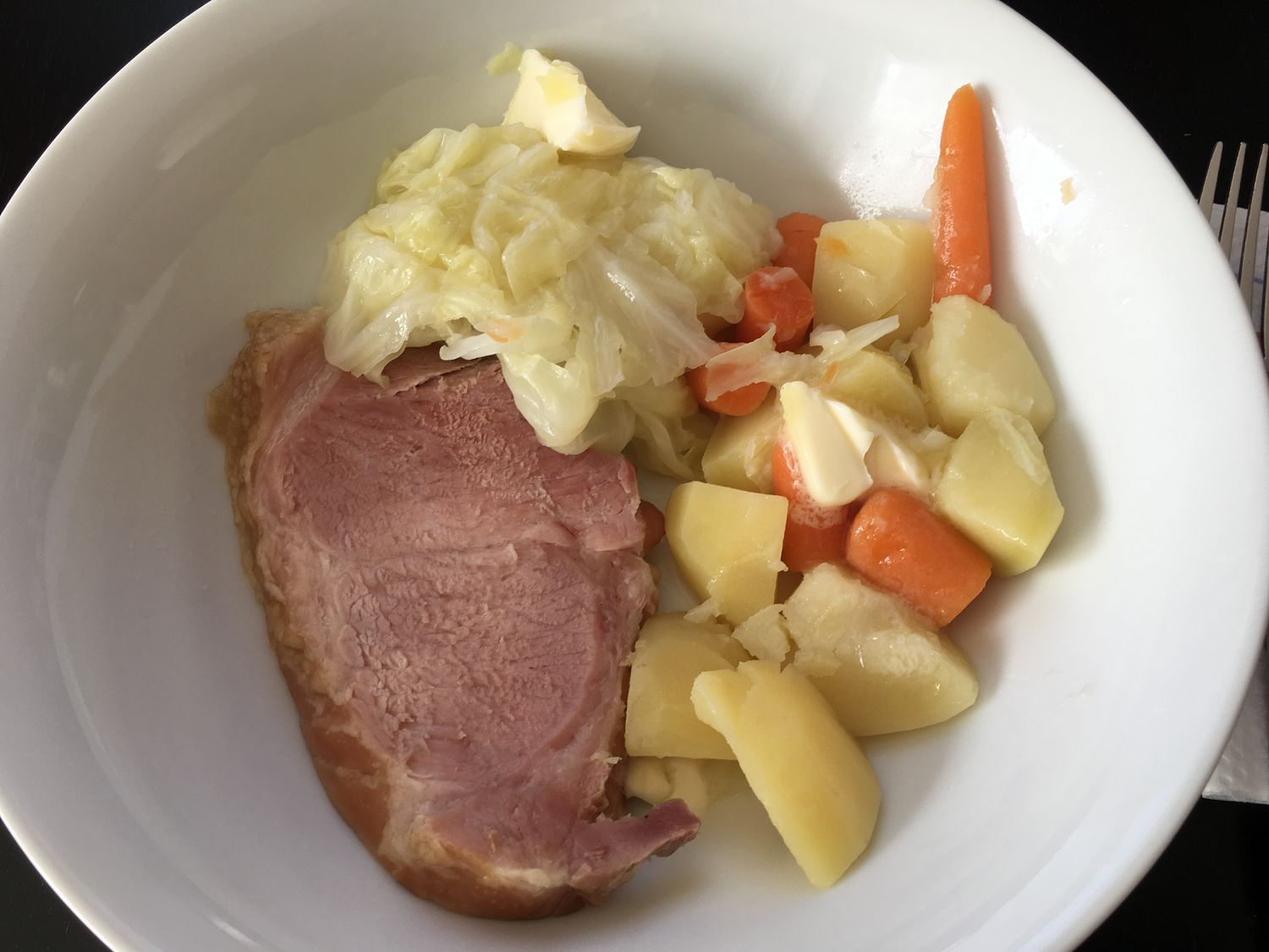 Boiled Ham and Vegetable Dinner