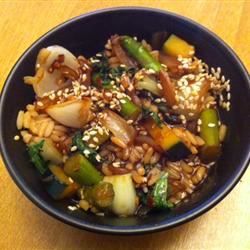 Bok Choy Asparagus Stir-Fry