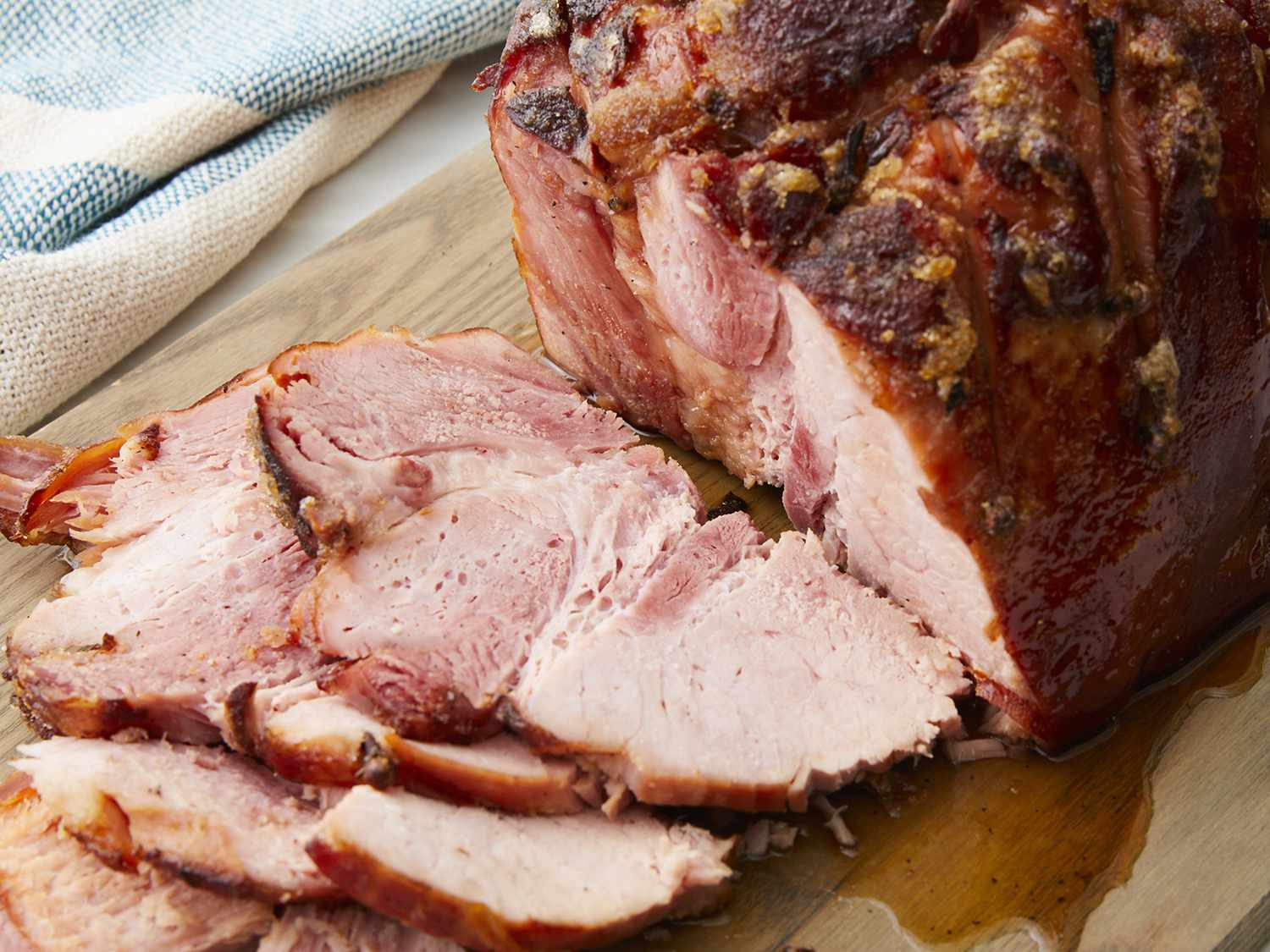 Bourbon Glazed Ham