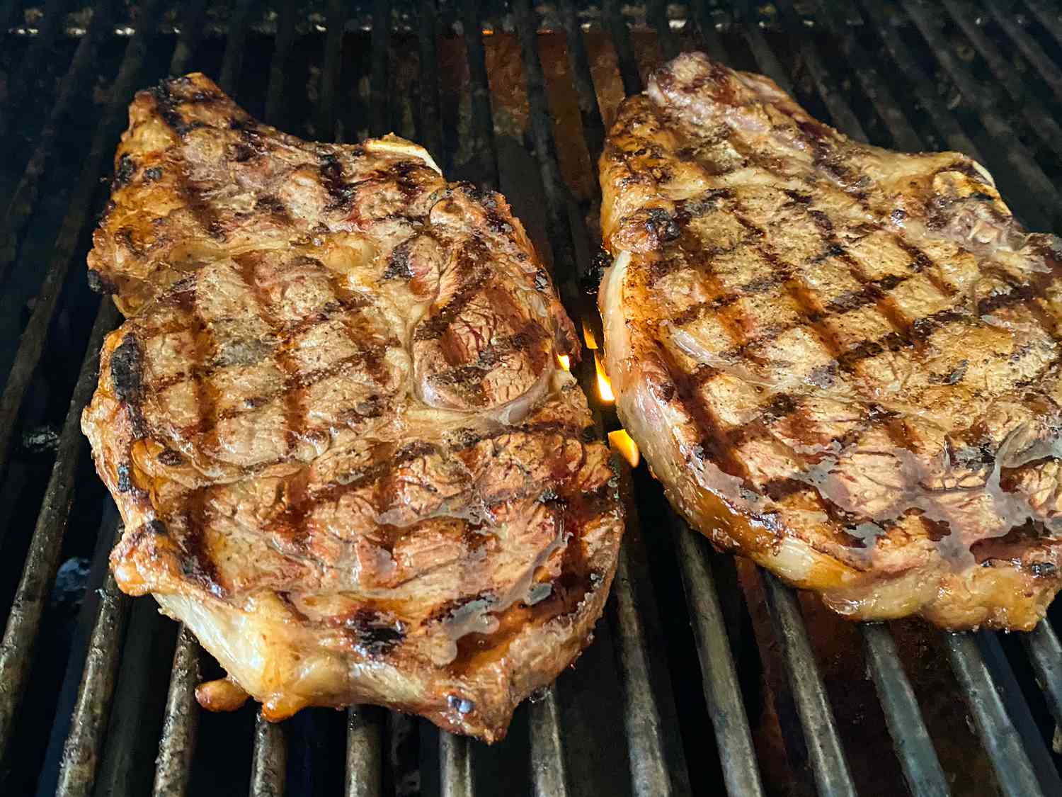 Bourbon Marinated Rib-Eye Steak
