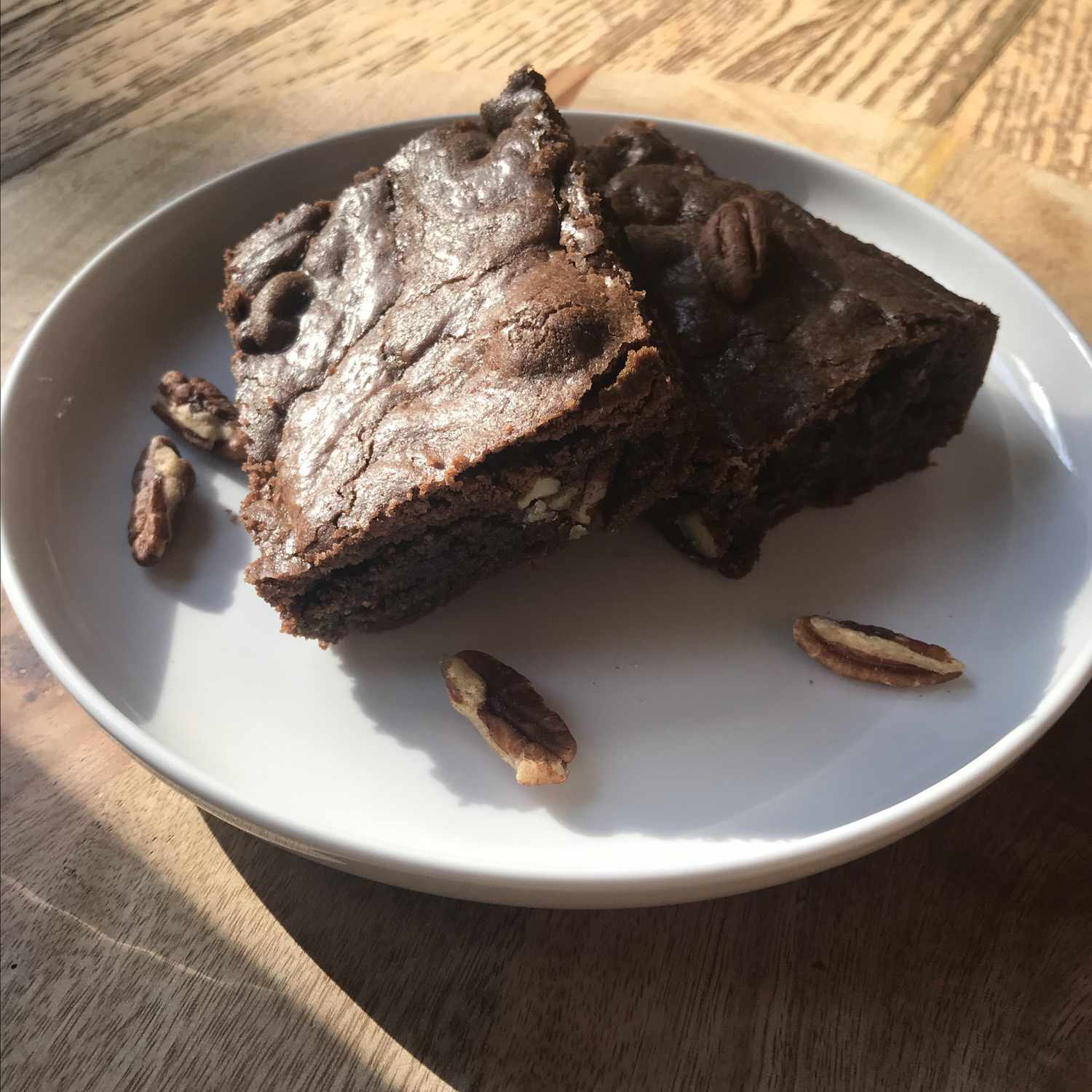 Bourbon Pecan Brownies