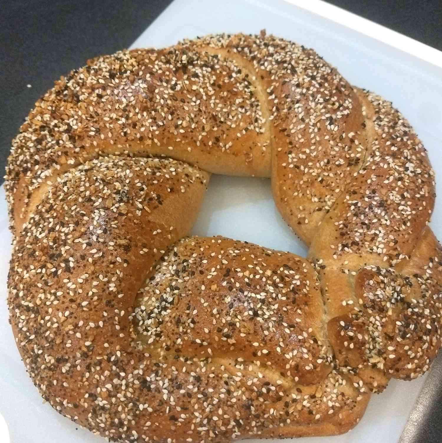 Braided Onion Poppy Seed Bread