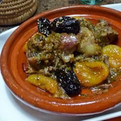 Braised Goat Shoulder with Prunes and Lemons