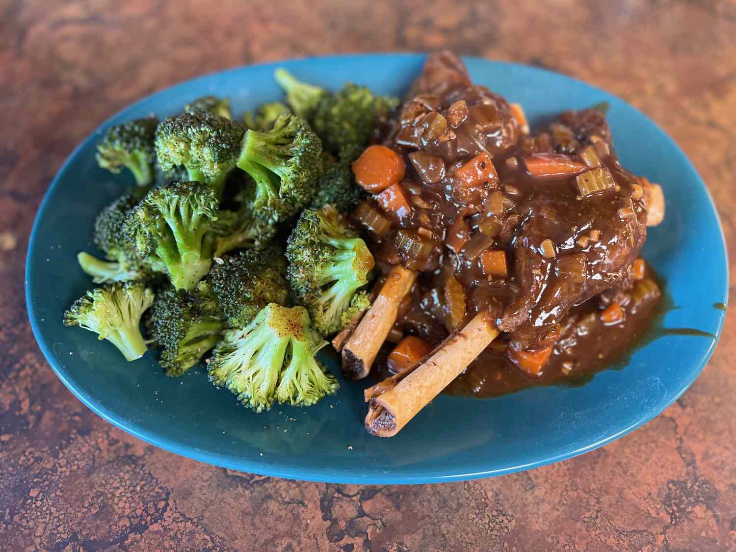 Braised Lamb Shanks with Stout