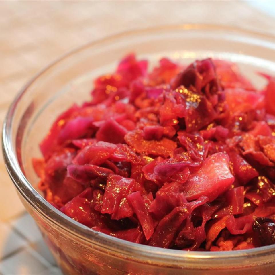 Braised Red Cabbage with Apples