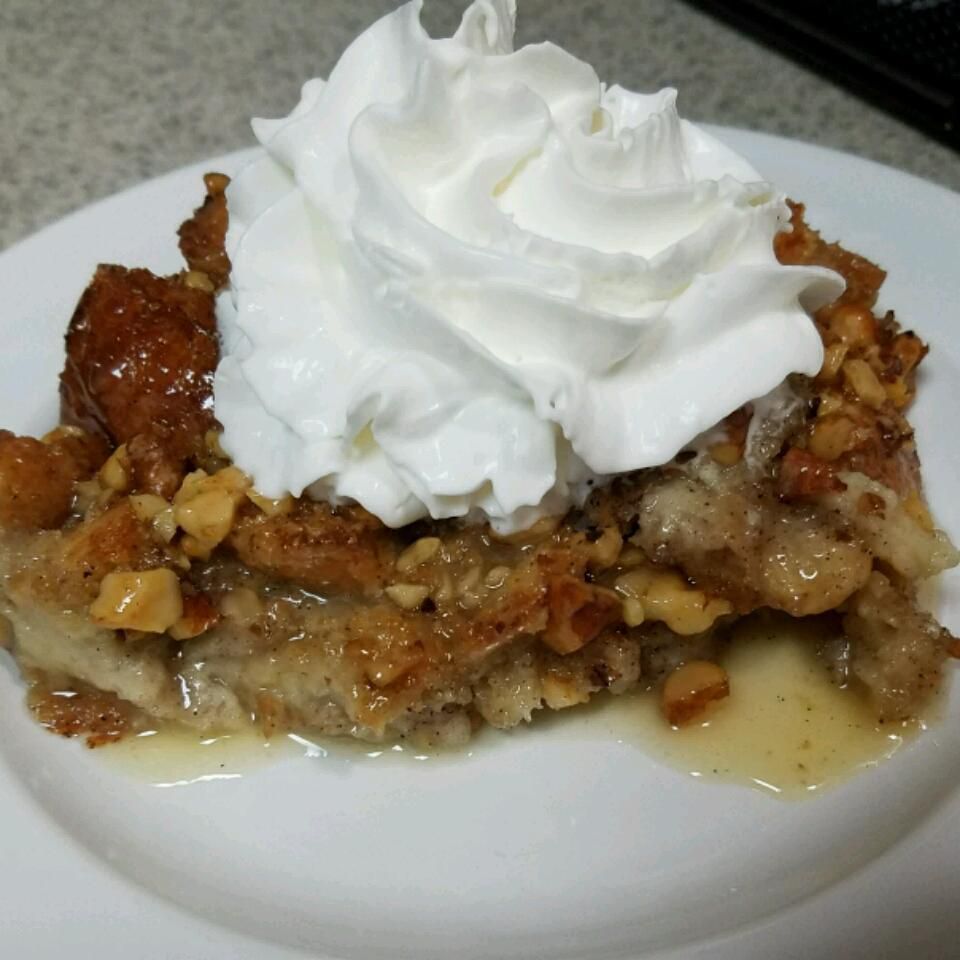 Bread Pudding with Whiskey Glaze