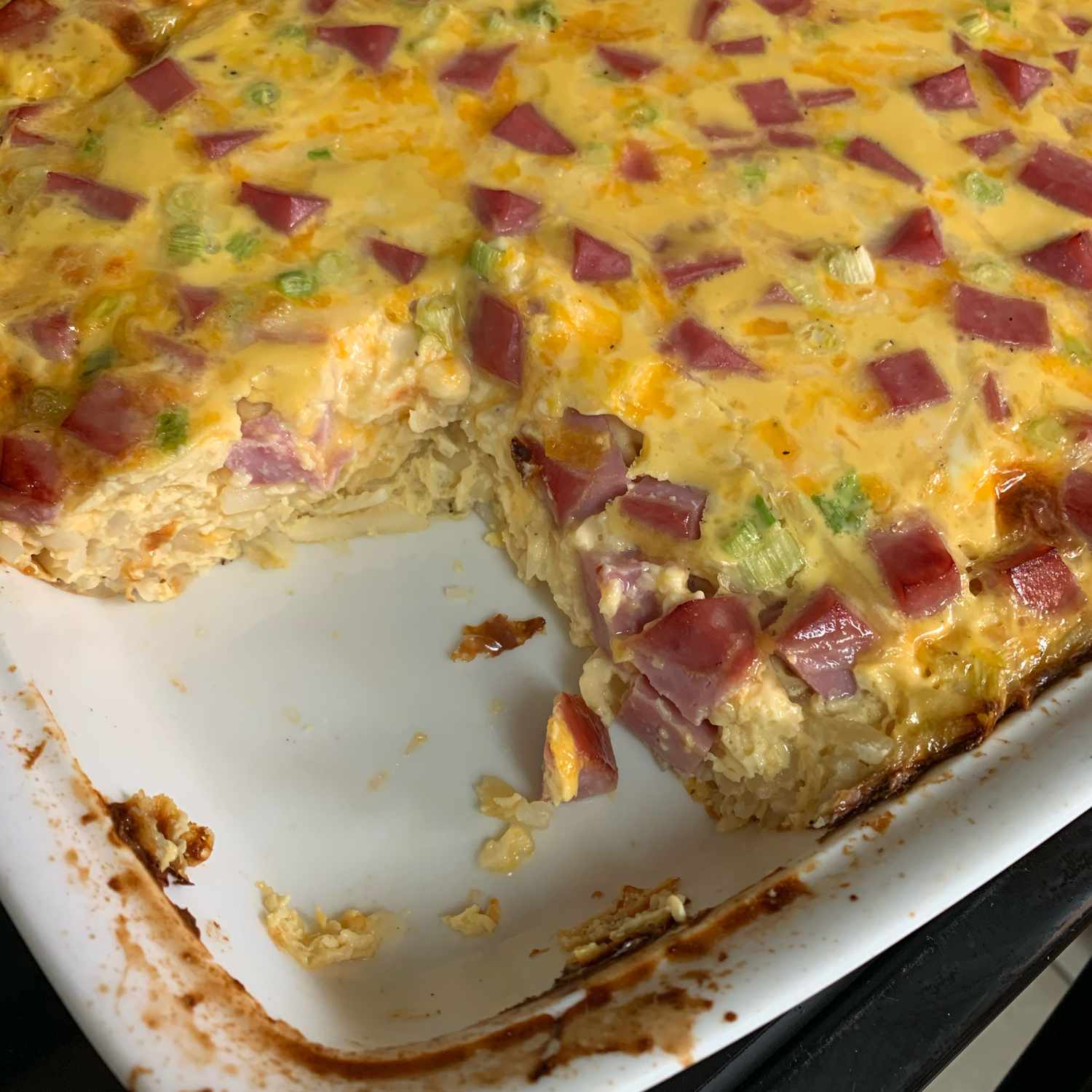 Breakfast Ham Casserole