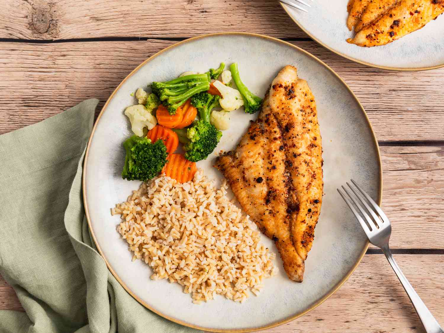 Broiled Creole Catfish