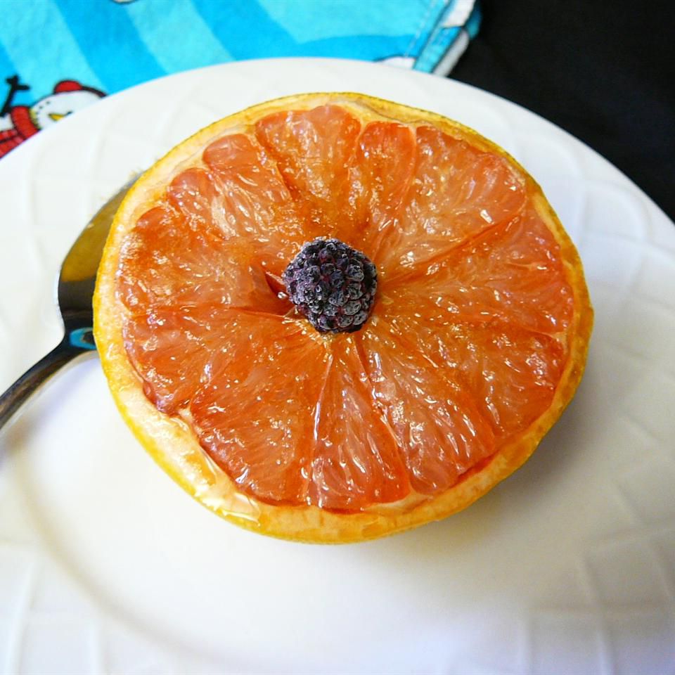 Brown Sugar Broiled Grapefruit