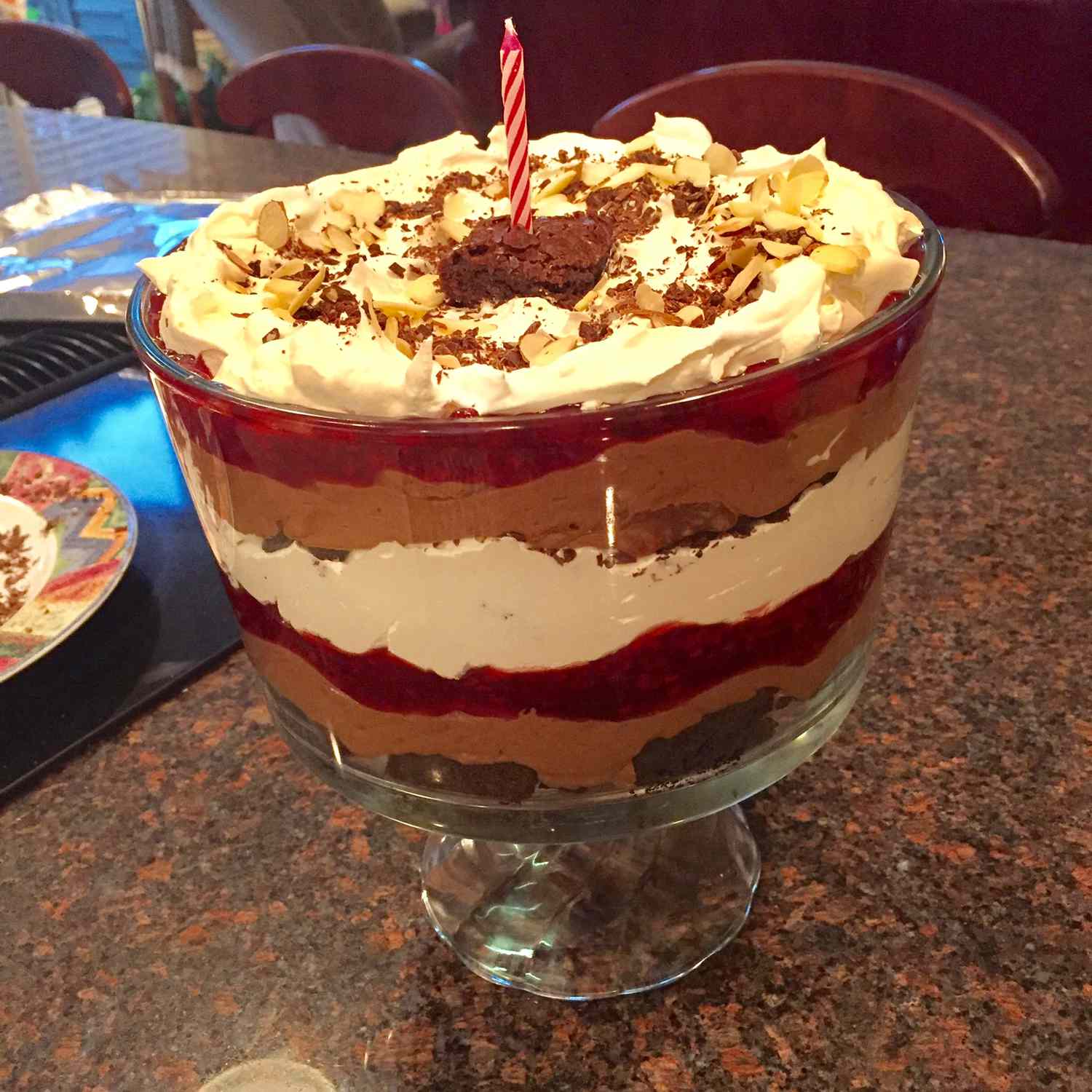 Brownie Chocolate Trifle