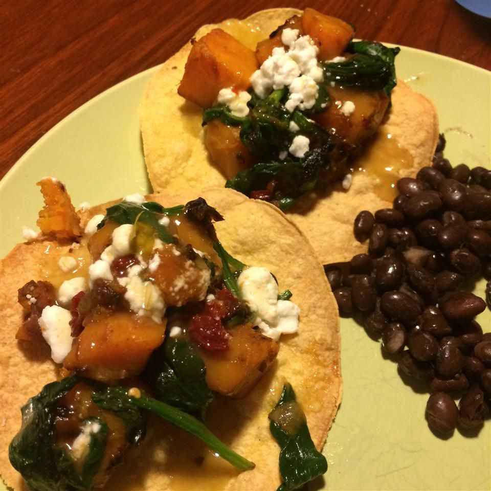 Butternut Squash Spinach Enchiladas