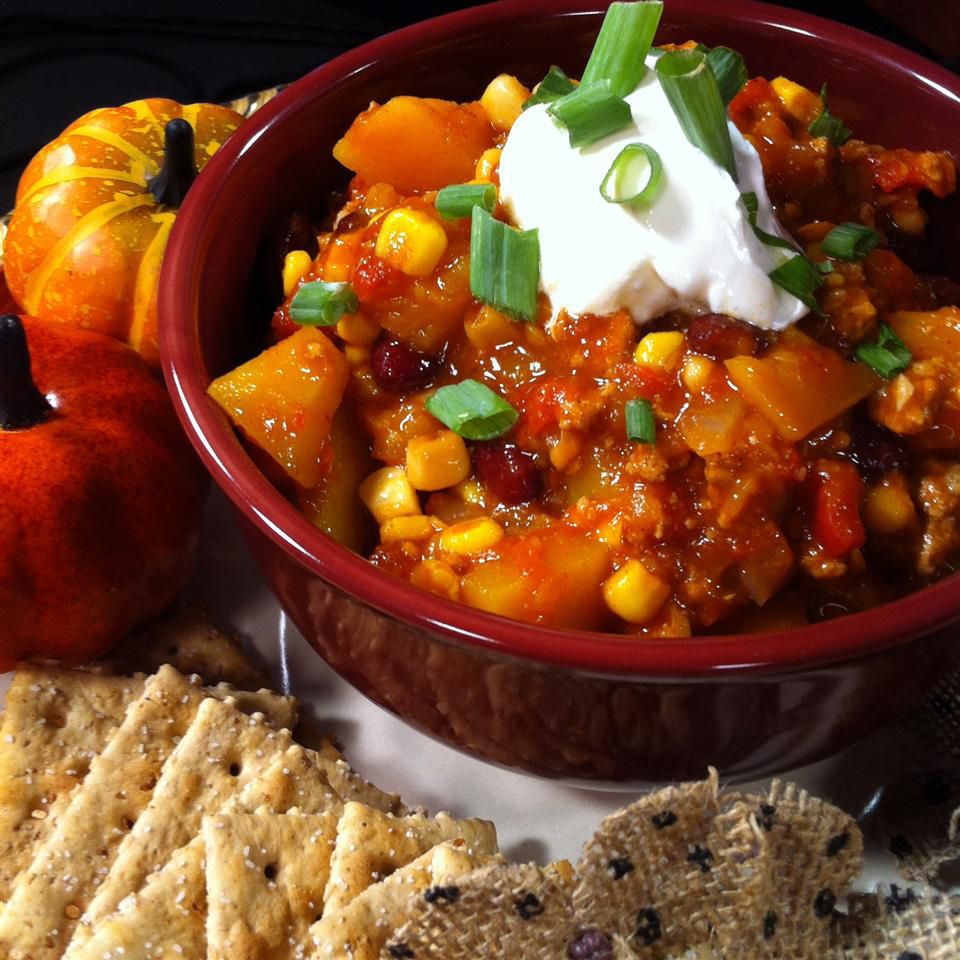 Butternut Squash Turkey Chili