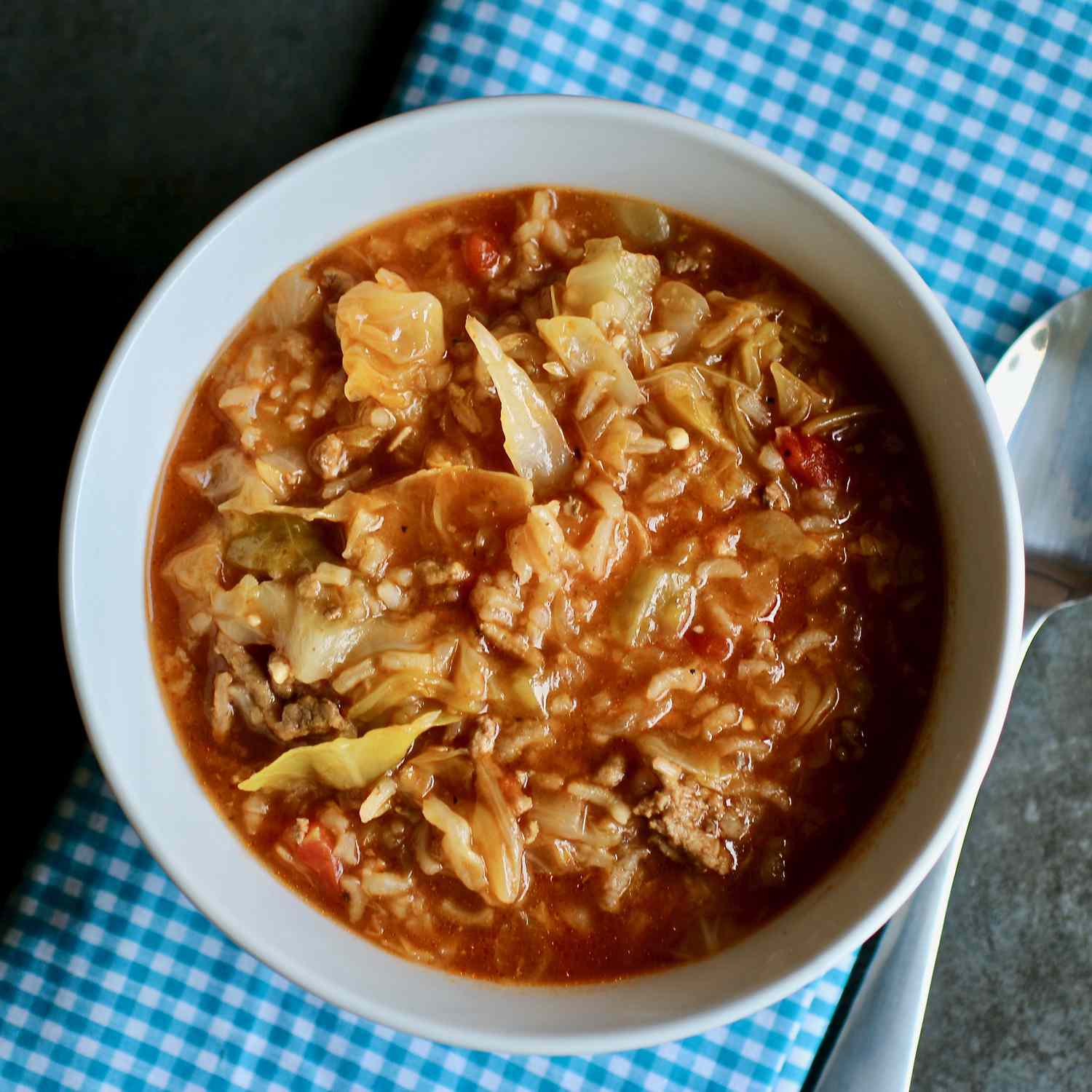 Cabbage Roll Soup in Instant Pot