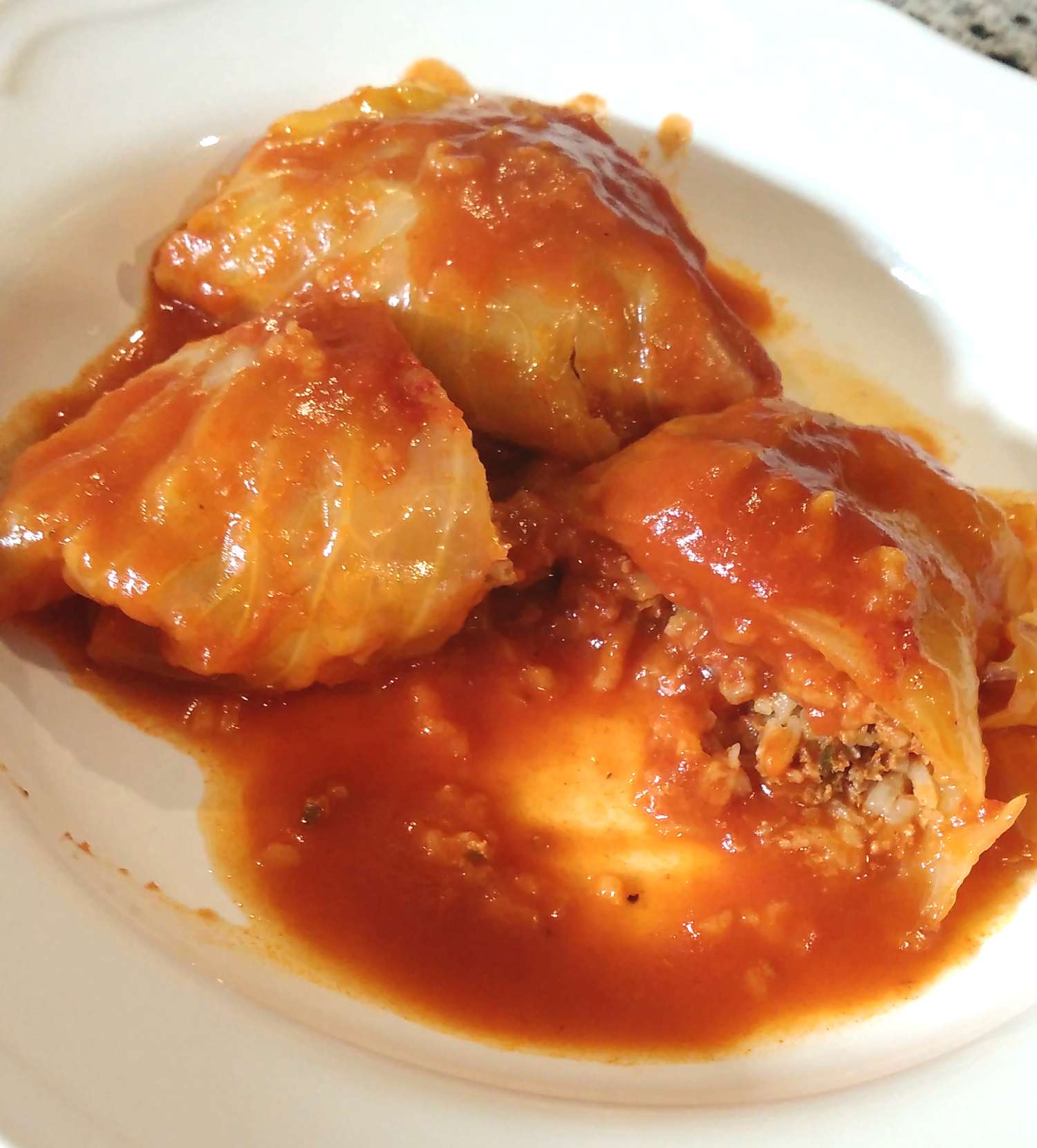 Cabbage Rolls in Tomato Sauce