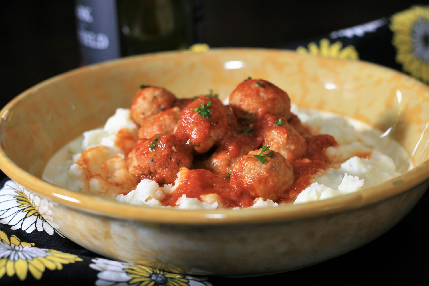 Cabernet Turkey Meatballs