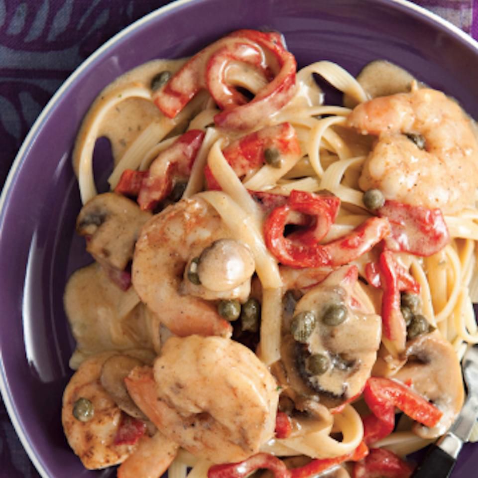 Cajun Blackened Shrimp Stroganoff