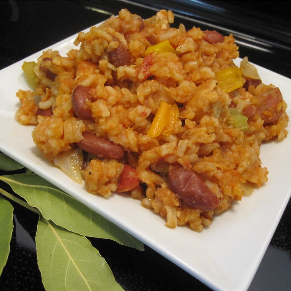 Cajun Chicken and Kielbasa Jambalaya
