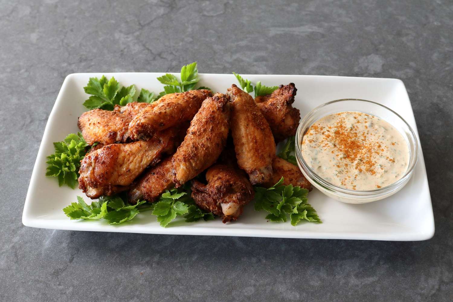 Cajun Chicken Wings with Remoulade