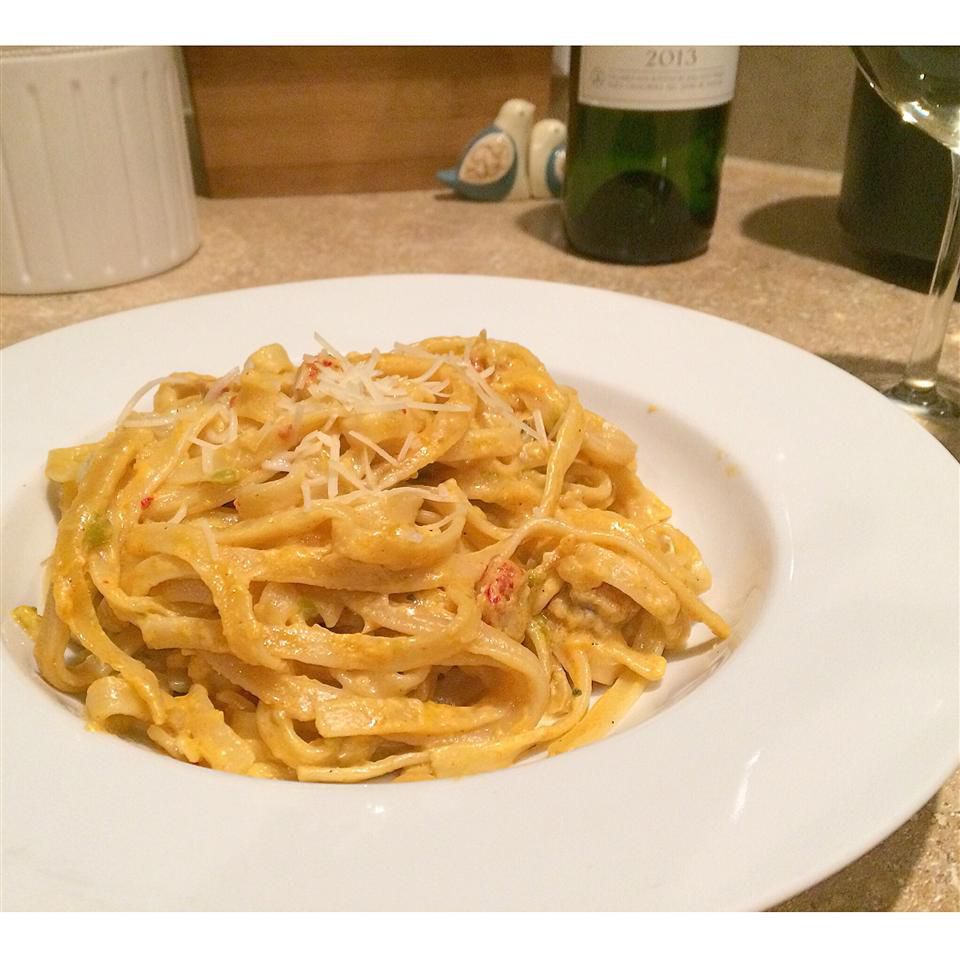 Cajun Crawfish Fettuccine
