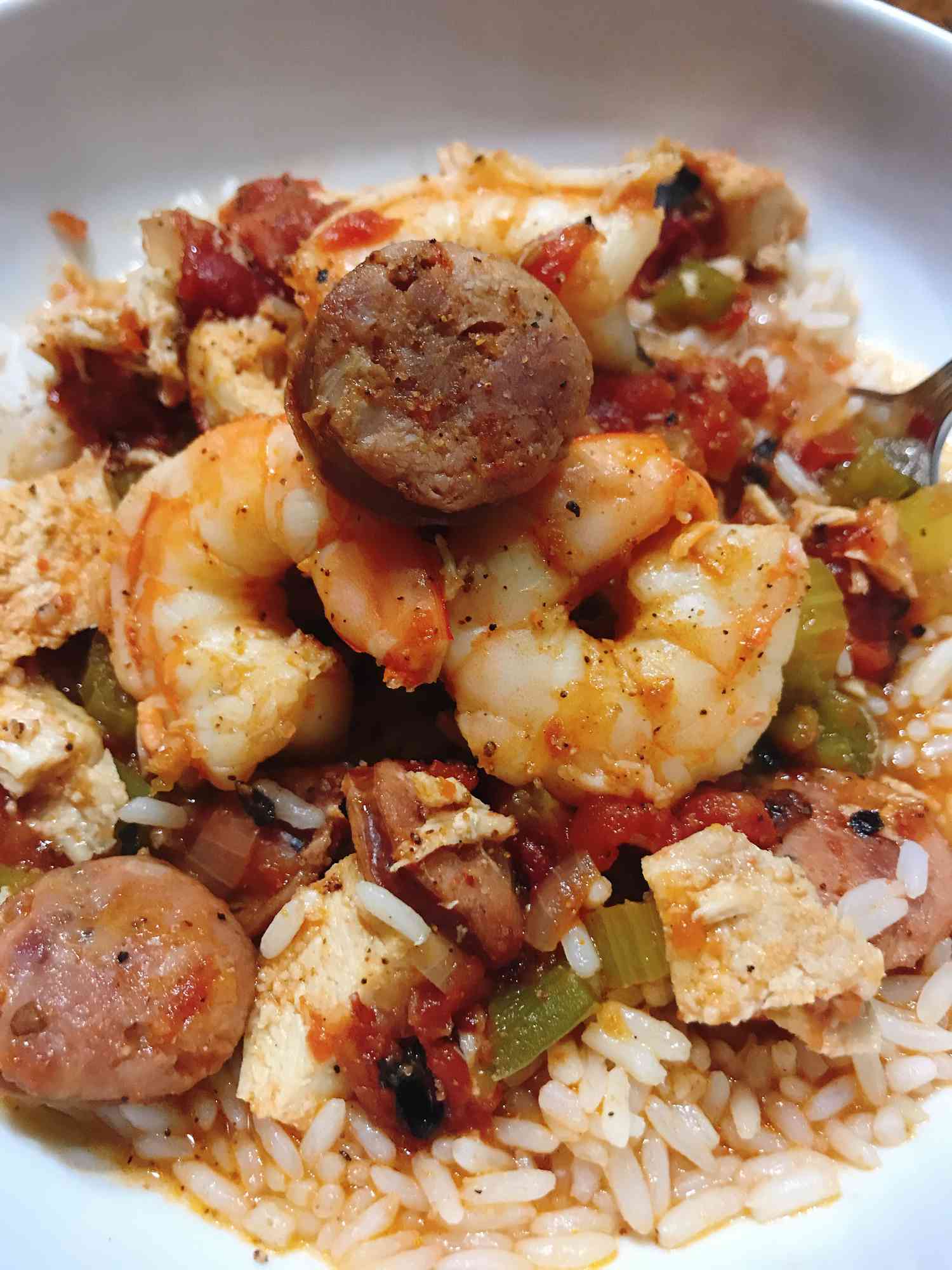 Cajun Jambalaya in Instant Pot
